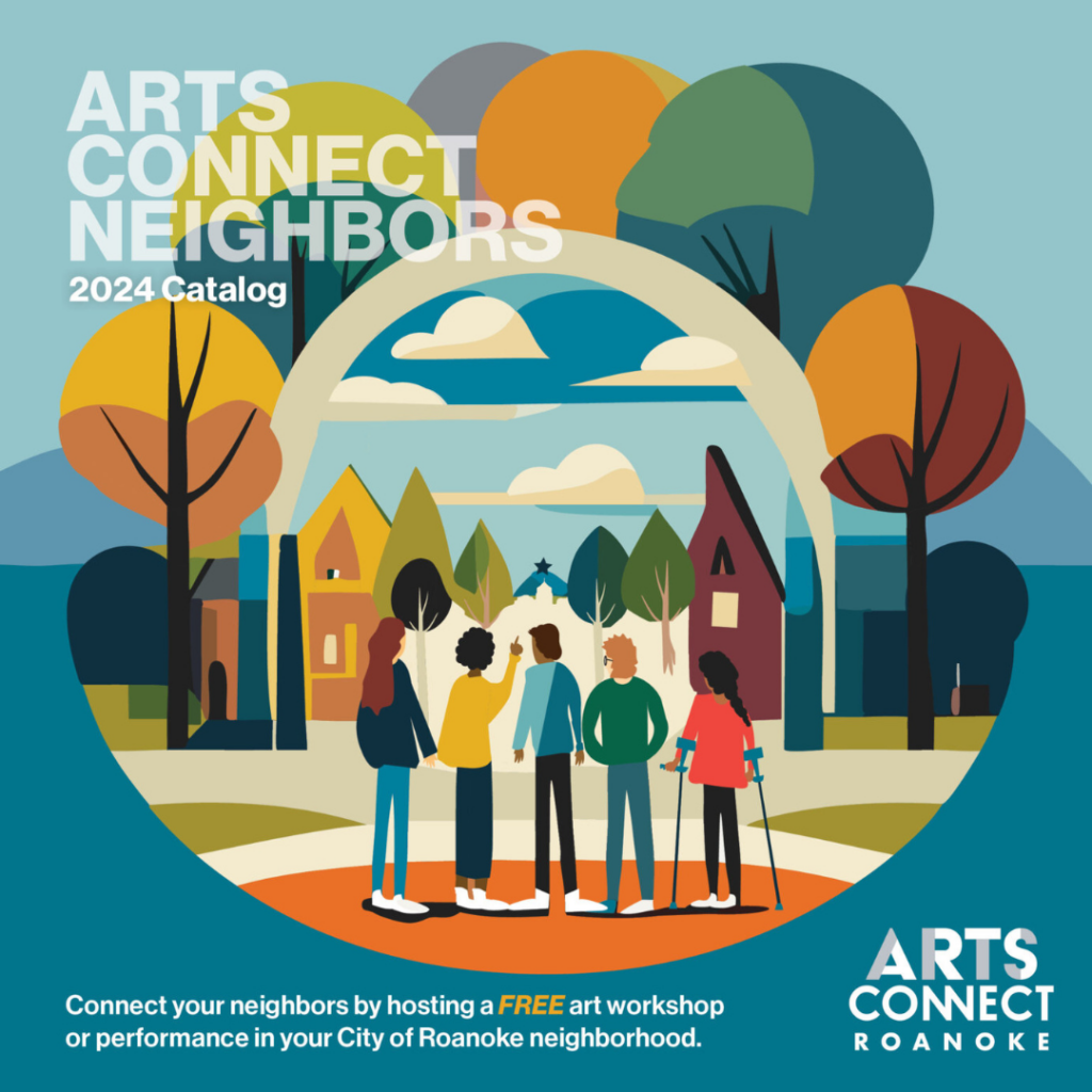 Arts Connect Neighbors 2024 Catalog Cover.